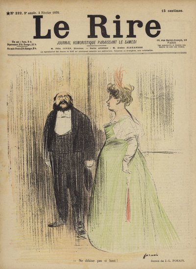 رسم توضيحي لـ Le Rire بواسطة Jean Louis Forain