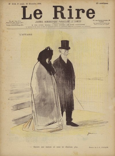رسم توضيحي لـ Le Rire بواسطة Jean Louis Forain