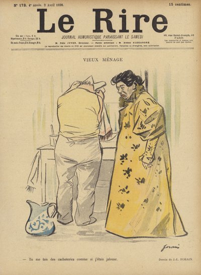 رسم توضيحي لـ Le Rire بواسطة Jean Louis Forain