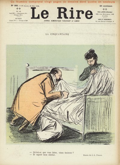 رسم توضيحي لـ Le Rire بواسطة Jean Louis Forain
