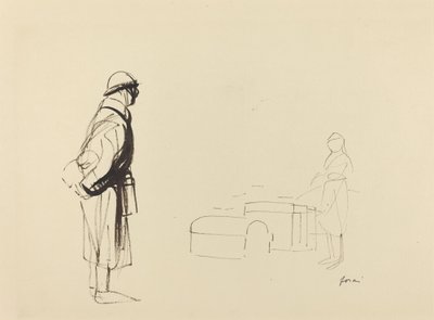 شعر وممرضة ، ج. 19141919. بواسطة جان لويس فورين