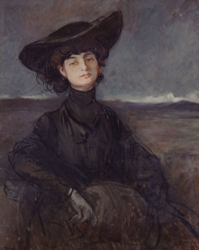 صورة آنا إليزابيث ، الكونتيسة ماتيو دي نويل 1876-1933 ، ج. 1905. بواسطة جان لويس فورين