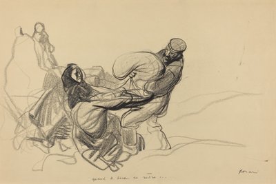 عندما انسحب بوش ... ، ربما عام 1917. بواسطة جان لويس فورين