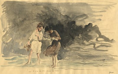 هناك ذرة في البحر! ، الربع الرابع 1800 أو الثلث الأول من القرن العشرين. بواسطة جان لويس فورين