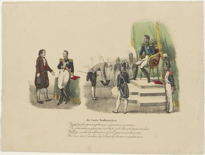 جماهير وليام الأول وتشارلز العاشر ، 1827 الجماهير (العنوان على الكائن) بواسطة جان لويس فان هيميلريك (منسوب إلى)