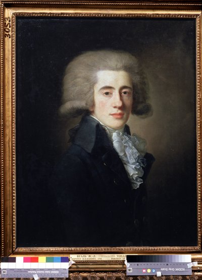 صورة لنائب المستشار الروسي نيكيتا بانين (1770-1837) (صورة لنائب المستشار نيكيتا بانين). رسم جان لويس فويل (1744-بعد 1803). زيت على قماش ، 73.1 × 57 سم بواسطة جان لويس فويل