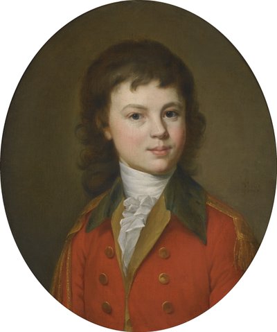 صورة للكونت بافيل ألكسندروفيتش ستروغانوف 1774-1817 ، 15 سنة بواسطة جان لويس فويل