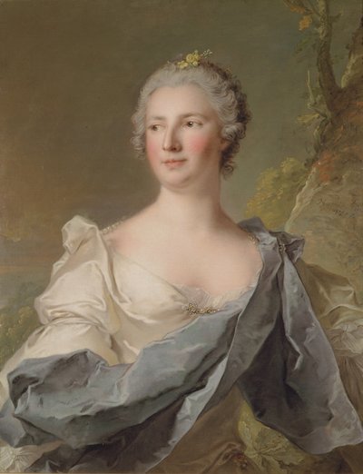 صورة باربرا بيلجيوسو ديستي (مواليد 1680) أميرة فيرارا ، 1747 بواسطة جان مارك ناتييه