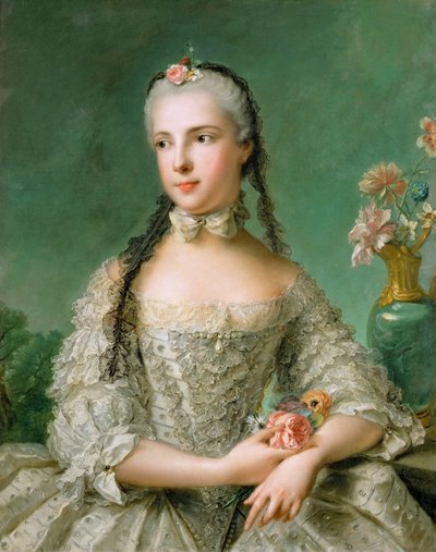 روكوكو: صورة للأميرة إيزابيلا دي بارما (1741-1763) ، أرشيدوقة النمسا بارا ناتير ، جان مارك (1685-1766) بواسطة جان مارك ناتييه