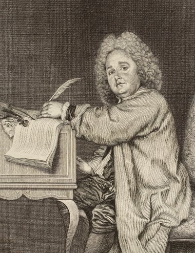 صورة للمؤلف الموسيقي جان فيري المتمردين 1666-1747 ، بعد عام 1718. بواسطة جان مويرو