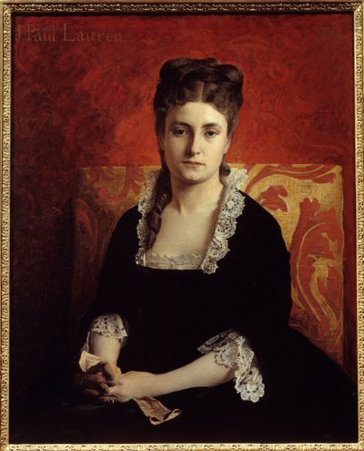 صورة لامرأة. لوحة جان بول لورينز (1838-1921) بواسطة جان بول لورنس