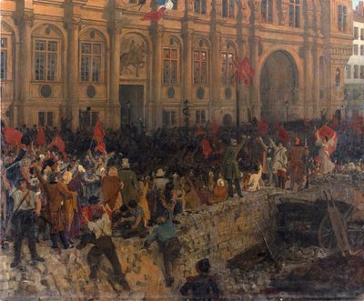 إعلان الجمهورية في 24 فبراير 1848 ، ج. 1902. بواسطة جان بول لورنس