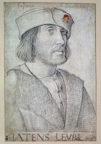صورة لفيليب دي لا بلاتير (1465-1499) ، حاجب وقبطان نانت الملقب بـ "ليكويير بورديلون" رسم جان بيريال (1455-1530) بواسطة جان بيريال