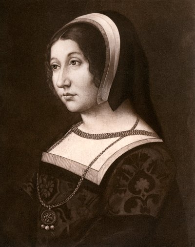 امرأة غير معروفة ، كانت تعرف سابقًا باسم مارغريت تيودور ، c1520 ، 1902. بواسطة جان بيريال