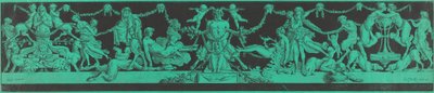 A Bacchanale مع شخصيات مصرية وكلاسيكية بواسطة جان فيليب غي لو جنتيل ، كونت دي باروي ، بعد تشارلز مونيه