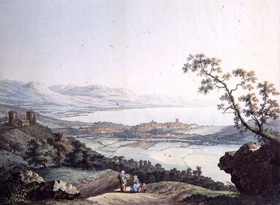 منظر لجنيف من ساكونيكس في سافوي ، نقش بواسطة جان فيليب لينك الثاني (1770-1812) وجاكوب فيليب هاكيرت (1737-1807) (نقش) بواسطة جان فيليب الثاني (بعد) لينك