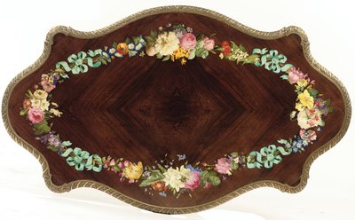 طاولة وسط نابليون الثالث ، حوالي 1856 (خشب الورد والمينا) (انظر أيضًا 476434 و 476436) بواسطة جان بيير الكسندر طحان
