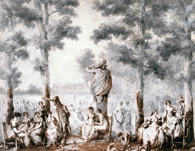 شرفة التويلري ، 1807 بواسطة جان بيير نوربلين