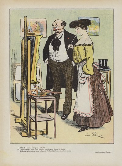 رسم توضيحي لـ Le Rire بواسطة Jean Plumet
