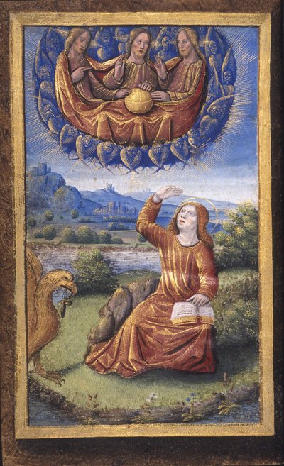 الثالوث المقدس من Lettres bâtardes ، حوالي 1490-1510 بواسطة جين بوييه