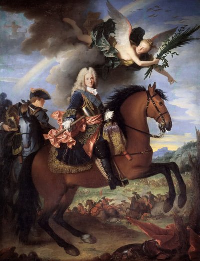 صورة الفروسية لفيليب الخامس 1683-1746 ، ملك إسبانيا ، 1723. بواسطة جان رانك