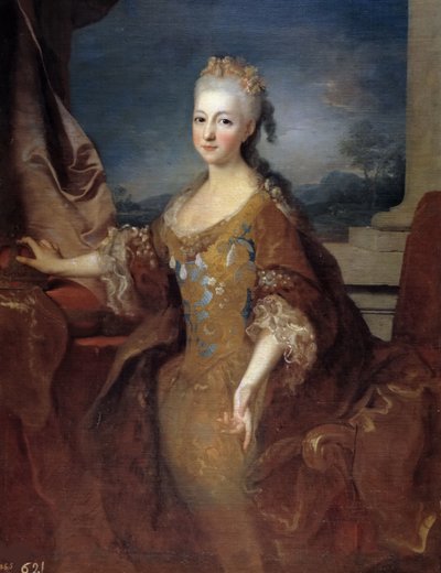 لويز إليزابيث دورليانز 1709-1742 ، ملكة إسبانيا ، 1724. بواسطة جان رانك