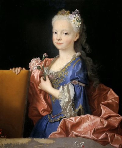 ماريانا فيكتوريا من إسبانيا 1718-1781 ، 1725. بواسطة جان رانك