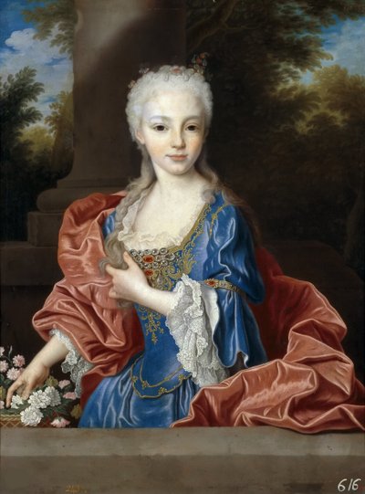 ماريانا فيكتوريا من إسبانيا 1718-1781 ، قبل 1725. بواسطة جان رانك