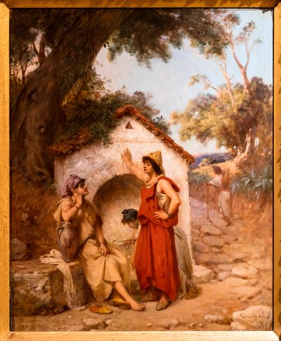 النساء الجزائريات حول النافورة بواسطة جان ريمون هيبوليت لازرجيس