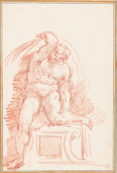 Ignudo من سقف كنيسة سيستين بواسطة Jean-Robert Ango
