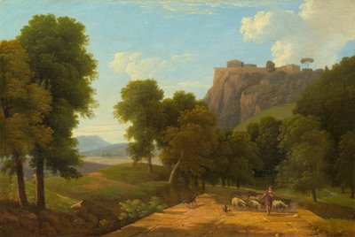 الراعي مع قطيعه ، ج. 1820. بواسطة جان فيكتور بيرتين
