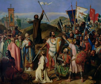 موكب الصليبيين حول القدس بواسطة جان فيكتور شنيتز