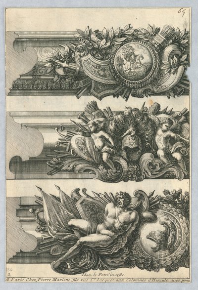 تصميم للإطارات المرسومة ، من "Bordures de Tableau" بواسطة جان لو بوتر