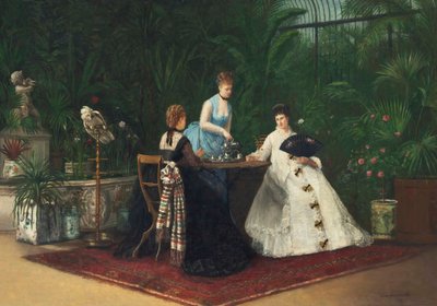 الشاي في المعهد الموسيقي ، 1893. بواسطة جين سامسون