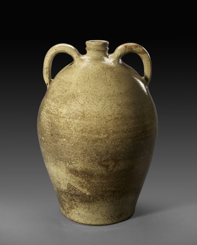إبريق ، ج. 1850 (خزف حجري مزجج قلوي) بواسطة جيفرسون س. ناش الفخار