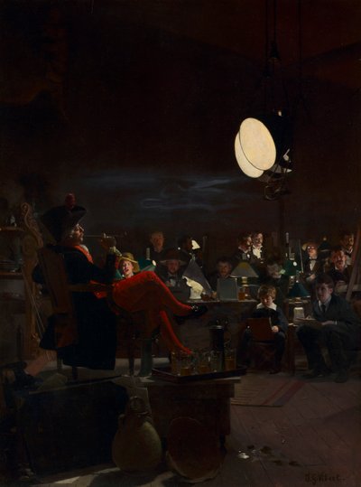 فئة ليلية ، ج. 1881. بواسطة جيهان جورج فيبرت