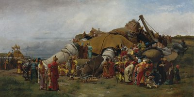 جاليفر و Lilliputians بواسطة جيهان جورج فيبرت