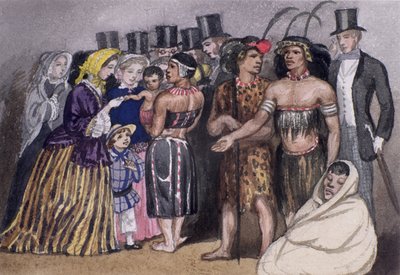 لقاء الزولوس في لندن ، 1853 بواسطة جميما بلاكبيرن