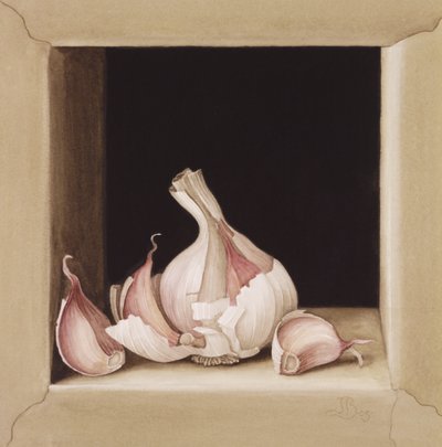 الثوم ، 2005 (مرحاض على ورق) بواسطة جيني بارون