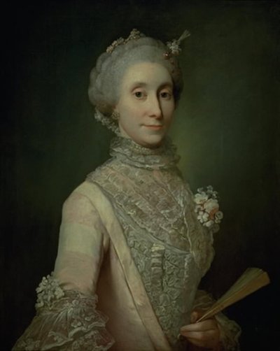 صورة للكونتيسة كارولين شيميلمان (؟) بواسطة Jens Juel