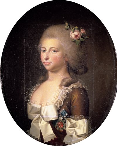صورة لويز أوغست من الدنمارك 1771-1843 ، 1784. بواسطة ينس جويل