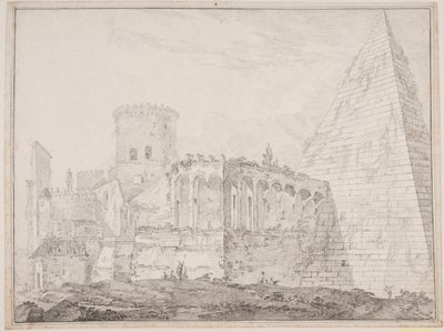 Cestiuspyramiden ved Porta S. Paulus بواسطة جنس بيترسن لوند