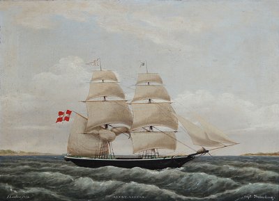 المركب الشراعي أليرت أوف أسينس بقيادة القبطان سفيندينج بواسطة جينس ثيلسن لوشر