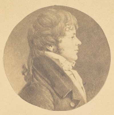 صورة Mezzotint لشاب في الملف الشخصي ، من مجموعة صور سانت ميمين ، 1862. بواسطة إرميا جورني
