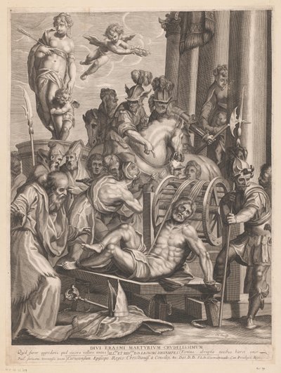 Martelaarschap van H. Erasmus أقسى استشهاد لآلهة إيراسموس. (العنوان على الكائن) بواسطة باولو فيرونيز