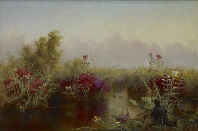 صيد البط ، 1867 بواسطة جيروم طومسون