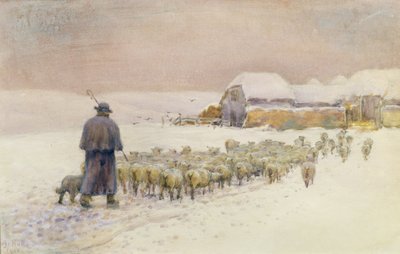 جلب القطيع ، 1901 بواسطة قاعة جيسي