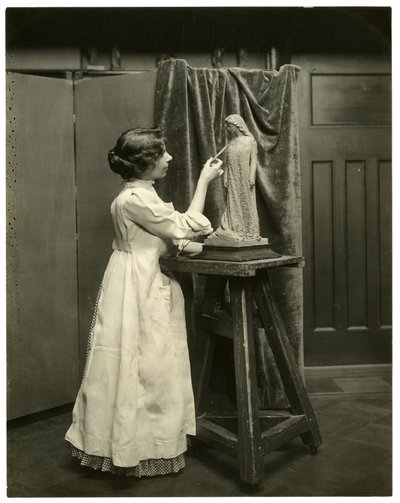 Bessie Potter Vonnoh ، c.1905-40 (صورة فضية من الجيلاتين) بواسطة جيسي تاربوكس بيلز