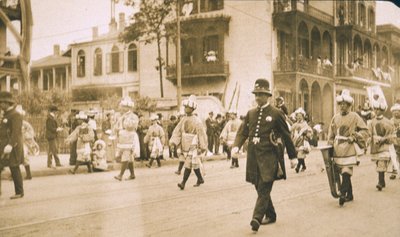 نيو أورليانز ، ماردي جراس ، c.1905 بواسطة جيسي تاربوكس بيلز