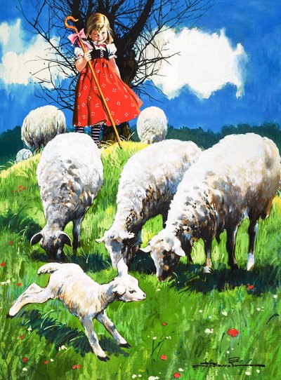 بو بيب الصغيرة (غواش على ورق) بواسطة يسوع بلاسكو